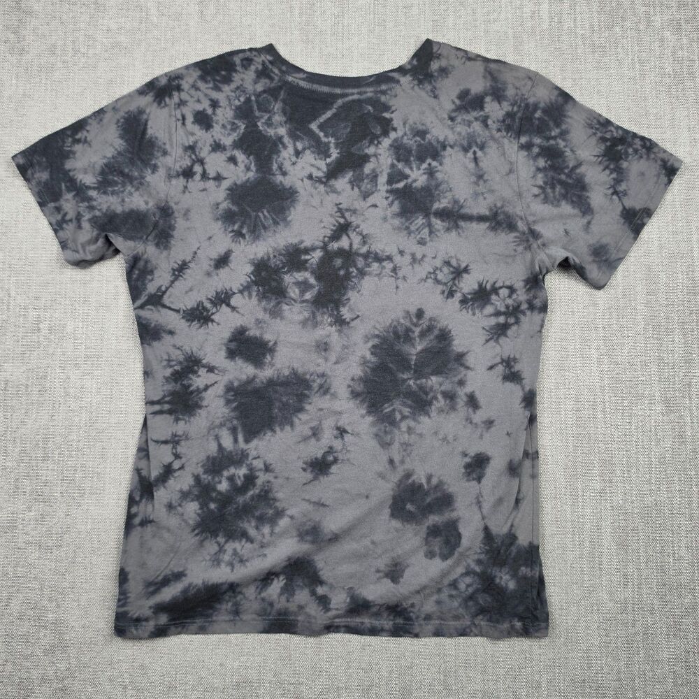 Gas Monkey Garage Shirt Mens Large Black Grey Tie Dye Graphic Tee Hot Rod Biker - Picture 2 of 4
